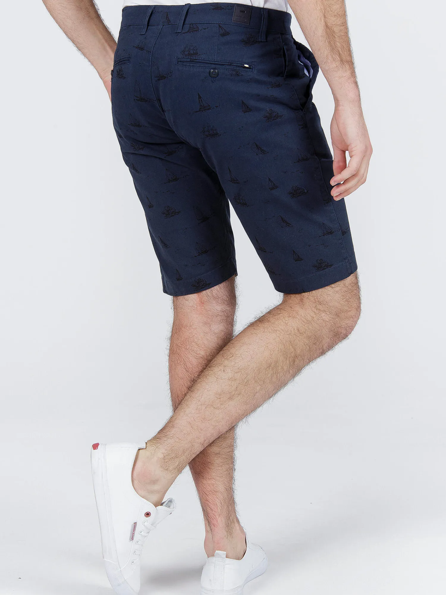 Szorty męskie chino granatowe Leom A 565-315<Cross Jeans Clearance