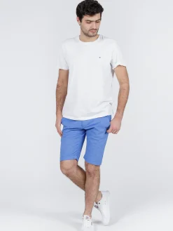 Szorty męskie chino niebieskie Leom A 565-314<Cross Jeans Outlet