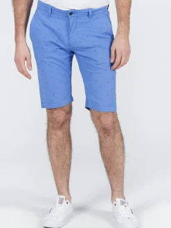 Szorty męskie chino niebieskie Leom A 565-314<Cross Jeans Outlet