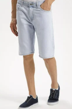 Szorty męskie jeansowe jasnoniebieskie Leom A 565-200<Cross Jeans Sale