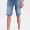 Szorty męskie jeansowe niebieskie Leom A 565-144<Cross Jeans Hot