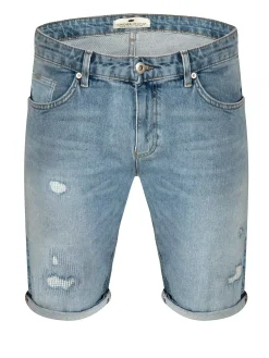Szorty męskie jeansowe niebieskie Leom A 565-188<Cross Jeans Outlet