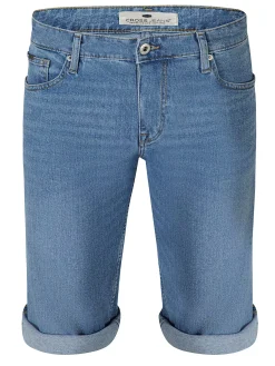 Szorty męskie jeansowe niebieskie Max A 584-019<Cross Jeans Online
