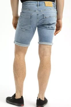 Szorty męskie jeansowe niebieskie Jim A 550-016<Cross Jeans Online