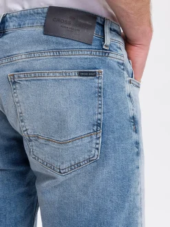 Szorty męskie jeansowe niebieskie Leom A 565-144<Cross Jeans Hot