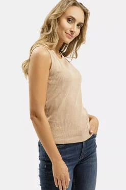 Top damski beżowy 56214-383<Cross Jeans Hot