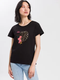 T-shirt damski 55810-020<Cross Jeans Discount