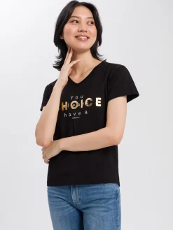 T-shirt damski 55807-020<Cross Jeans Online