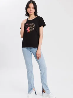 T-shirt damski 55810-020<Cross Jeans Discount