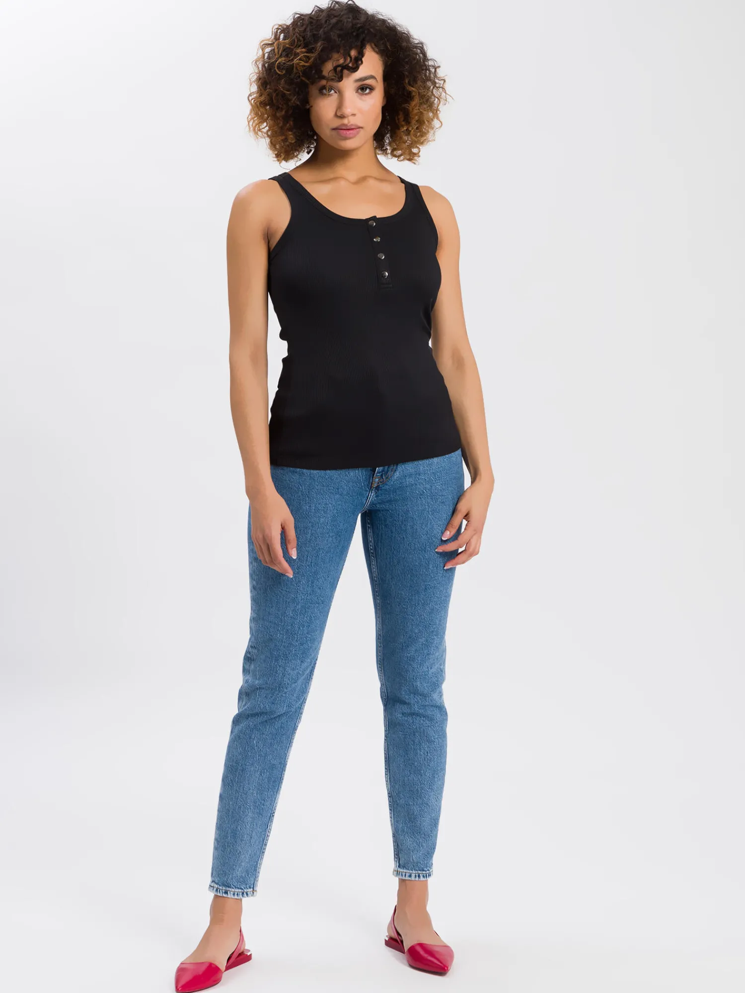 T-shirt damski 55802-020<Cross Jeans Fashion