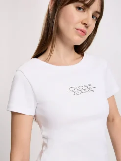 T-shirt damski 55577-008<Cross Jeans Online