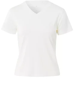 T-shirt damski biały 56152-028<Cross Jeans Online