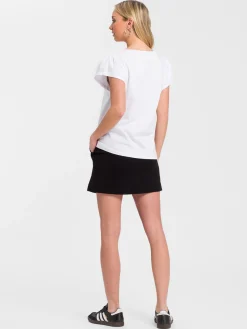 T-shirt damski biały 55964-008<Cross Jeans Fashion