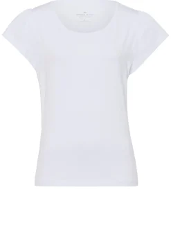 T-shirt damski biały 55964-008<Cross Jeans Fashion