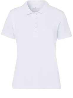 Tshirt damski biały POLO 55926-008<Cross Jeans Best
