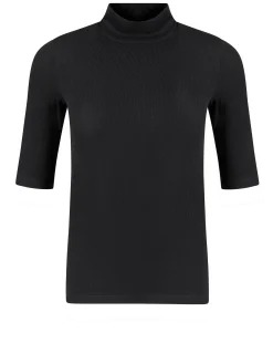 T-shirt damski czarny 56030-020<Cross Jeans Outlet