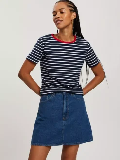 T-shirt damski granatowa 56194-001<Cross Jeans Sale