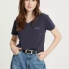 T-shirt damski granatowy 56094-001<Cross Jeans Best