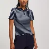 T-shirt damski granatowy w paski 56193-001<Cross Jeans Sale