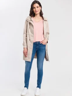 T-shirt damski jasnoróżowy 55922-520 LIGHT ROSE<Cross Jeans Hot