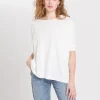 T-shirt damski z dłuższymi rękawami 55925-028<Cross Jeans Clearance