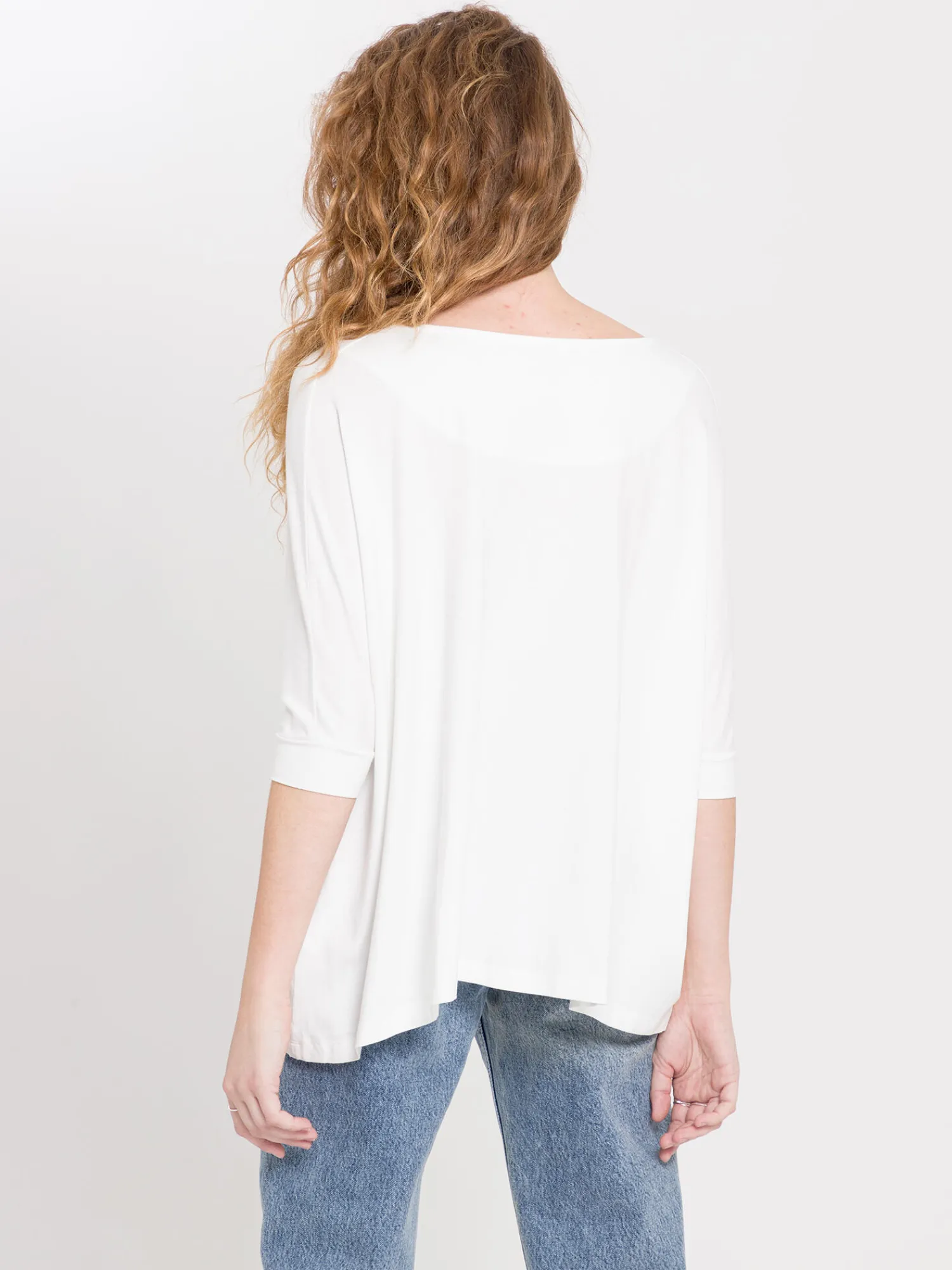 T-shirt damski z dłuższymi rękawami 55925-028<Cross Jeans Clearance