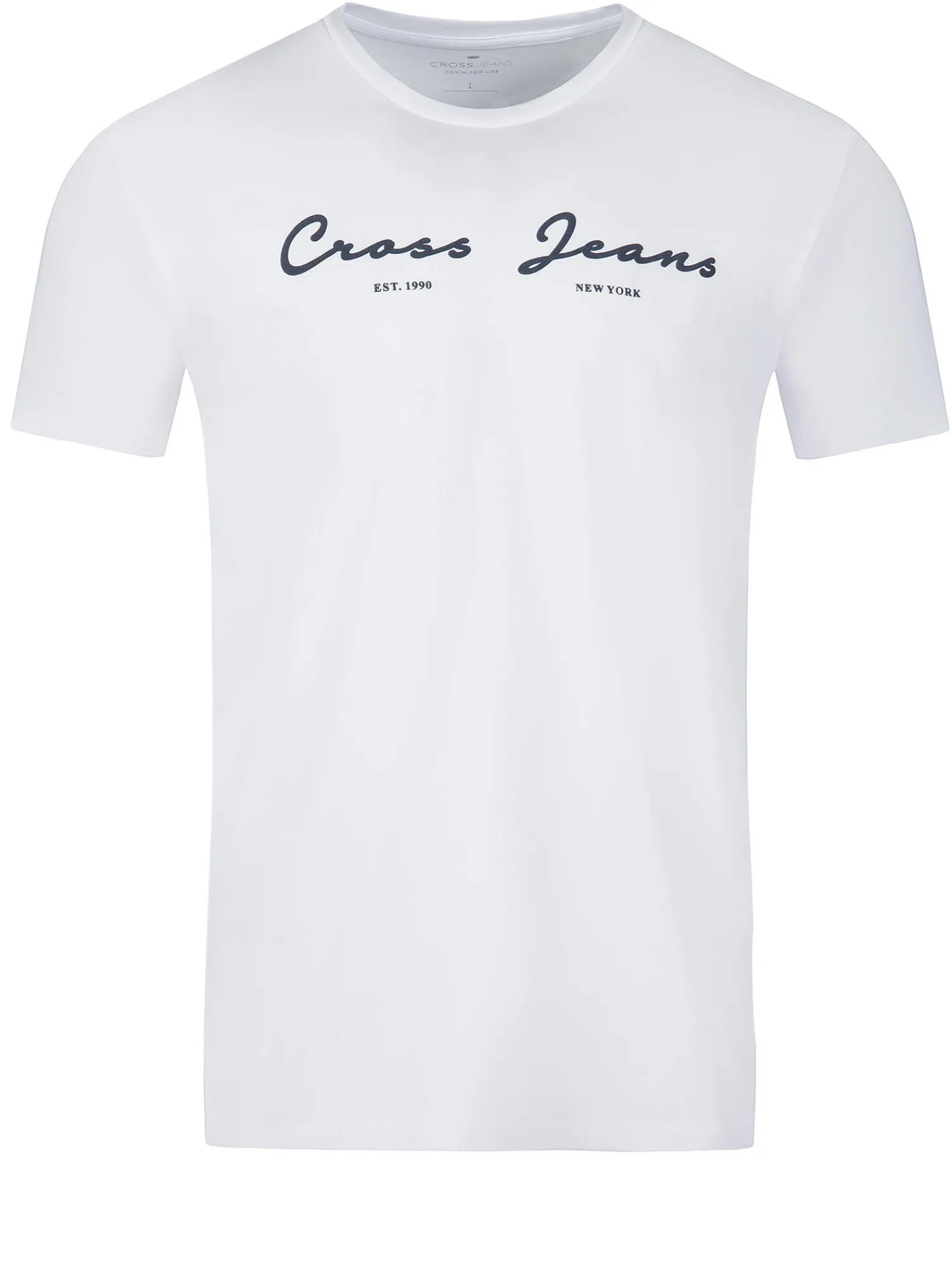 T-shirt męski 15731-008<Cross Jeans Clearance