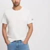 T-shirt męski biały 16063-028<Cross Jeans Fashion