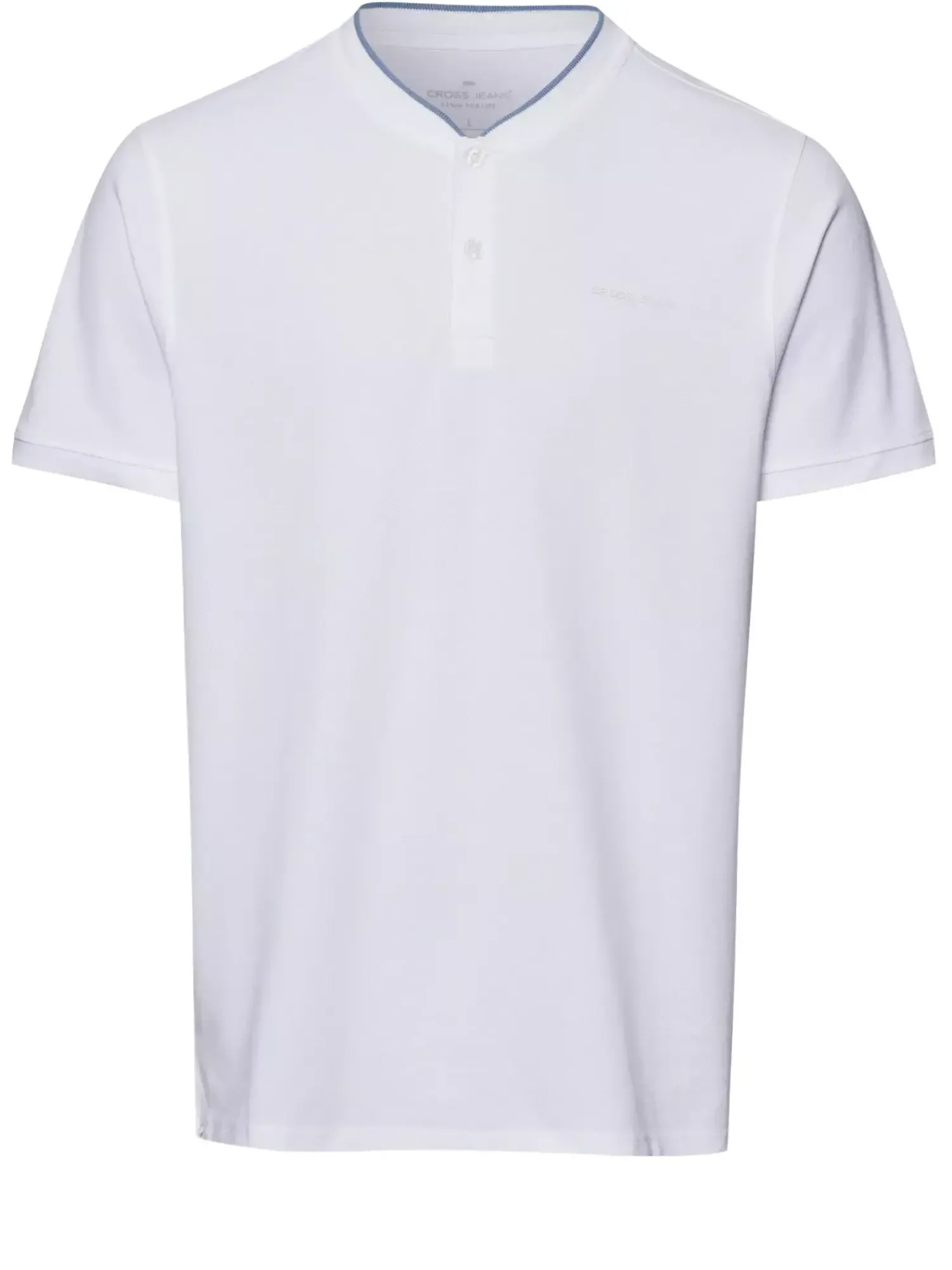 T-shirt męski biały 16065-008<Cross Jeans New