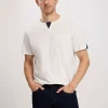 T-shirt męski biały 16092-008<Cross Jeans Clearance