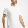 T-shirt męski biały 16013-008<Cross Jeans Sale