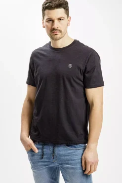 T-shirt męski granatowy 15945-001<Cross Jeans Hot