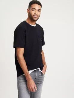 T-shirt męski granatowy 15947-001<Cross Jeans Best