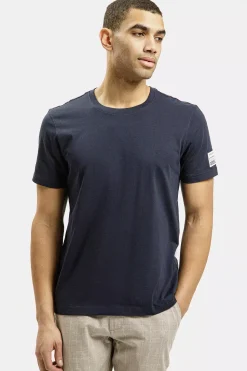 T-shirt męski granatowy 16063-001<Cross Jeans Fashion