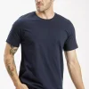 T-shirt męski granatowy basic 15250-001<Cross Jeans Discount