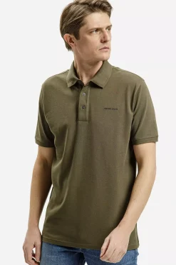 T-shirt męski polo 16081-002<Cross Jeans Clearance