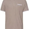 T-shirt męski polo szary 16088-053<Cross Jeans Online