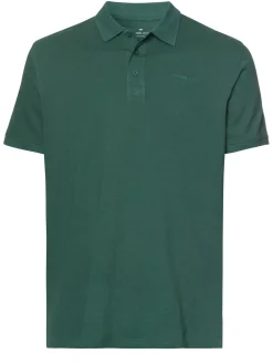 T-shirt męski polo zielony 16087-027<Cross Jeans Outlet