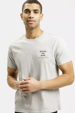 T-shirt męski szary 16062-004 GREY MELANGE<Cross Jeans Best
