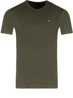 T-shirt męski zielony 15250-002<Cross Jeans Best